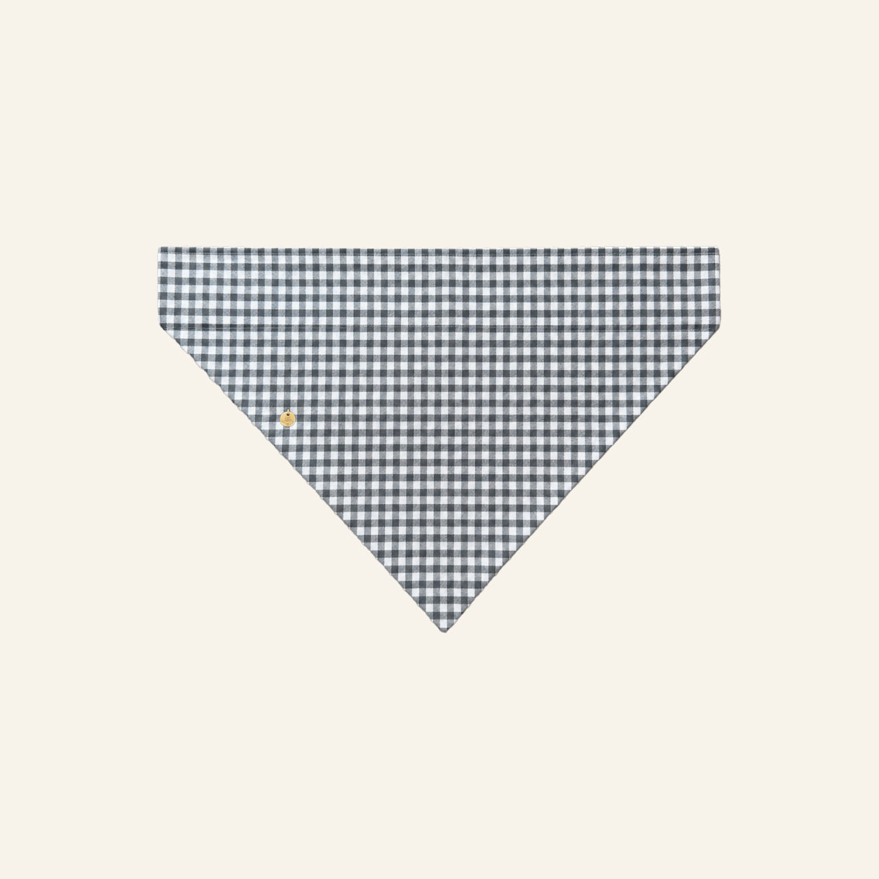 SLIDE-ON BANDANA GEBLOKT - GRIJS/WIT