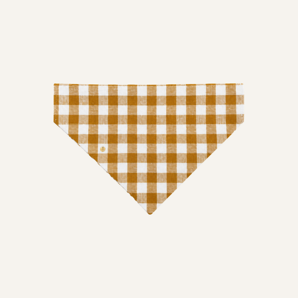 SLIDE-ON BANDANA GEBLOKT - OKER/WIT
