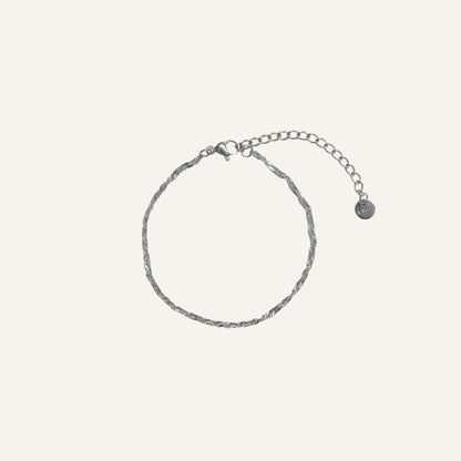 Small Twist Bracelet - Silver