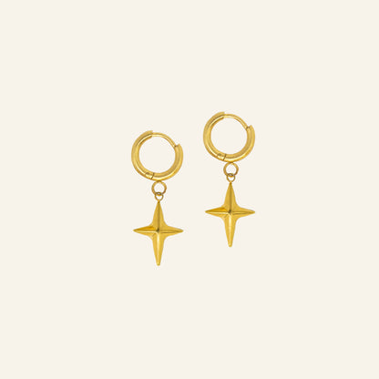 CUSTOM CHARM CREOLEN SPARKLE - GOUD