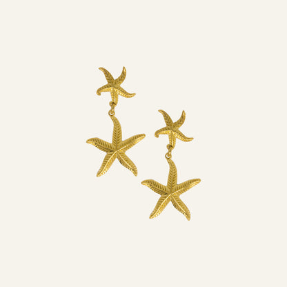 STARFISH EARRINGS - GOLD