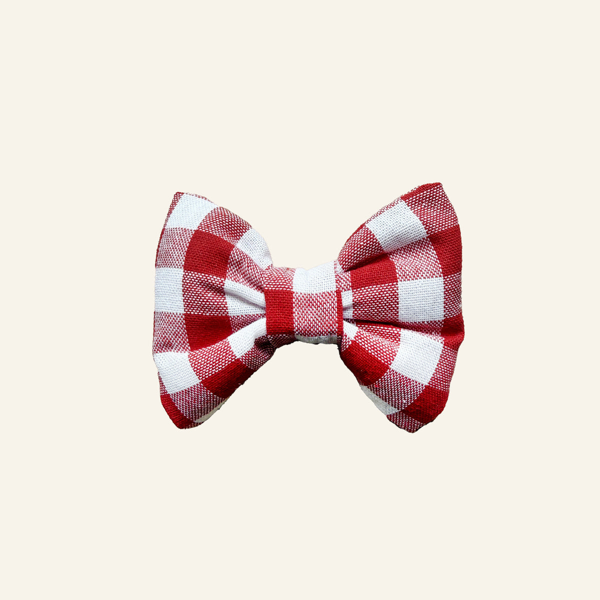 STRIKJE GEBLOKT - ROOD/WIT