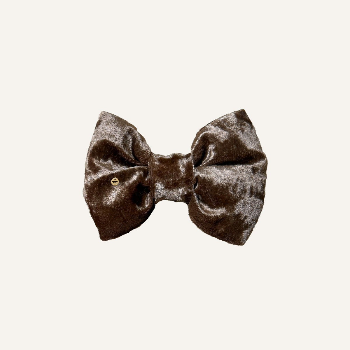 STRIKJE VELVET - BRUIN