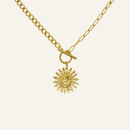 SUNNY LOCK NECKLACE - GOLD