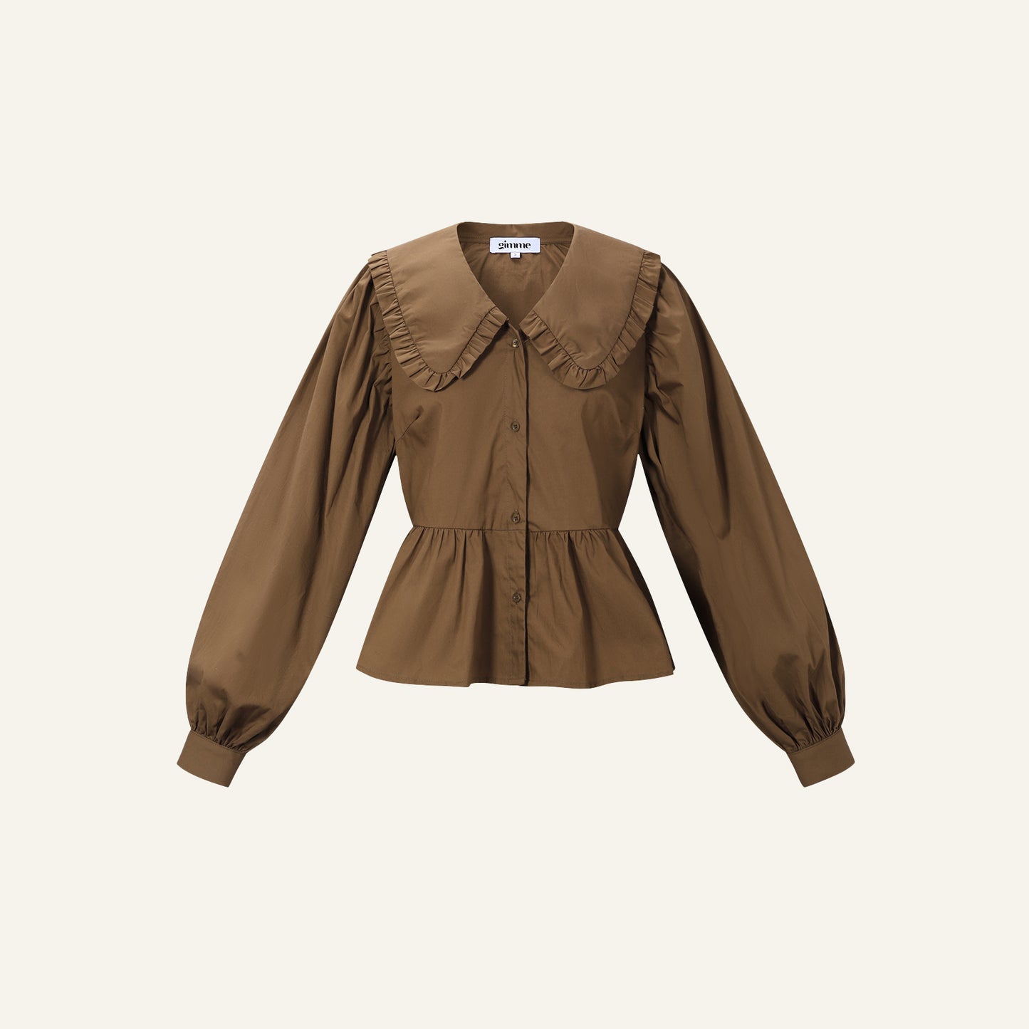 SWEET COLLAR BLOUSE - BRUIN