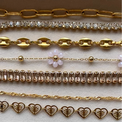 OVALS ARMBAND - GOUD