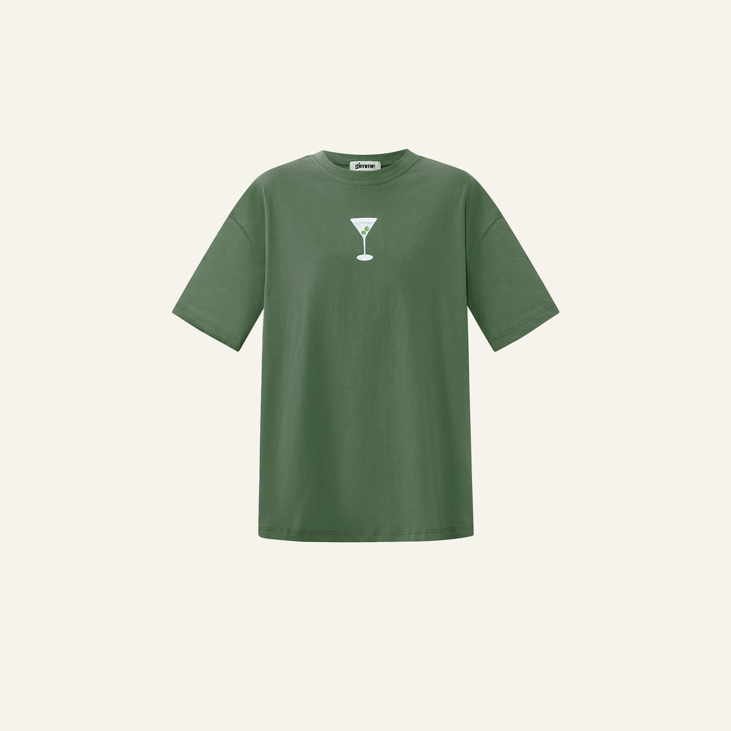 THE COCKTAIL CLUB T-SHIRT - GROEN