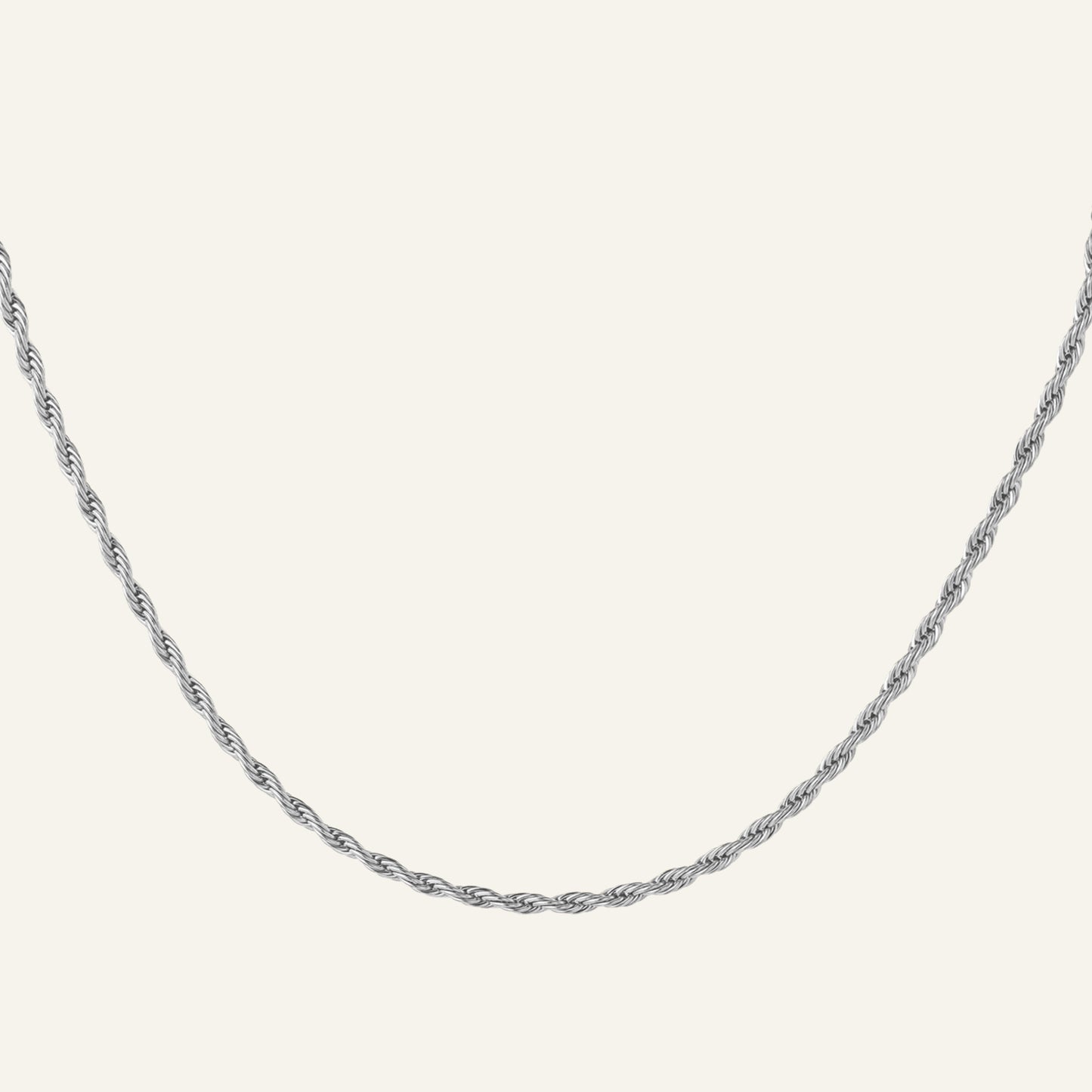 TWISTED KETTING ZILVER