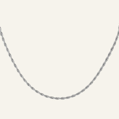 TWISTED KETTING - ZILVER