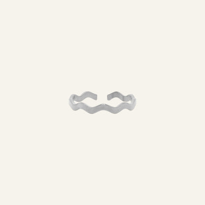 WAVE RING - ZILVER