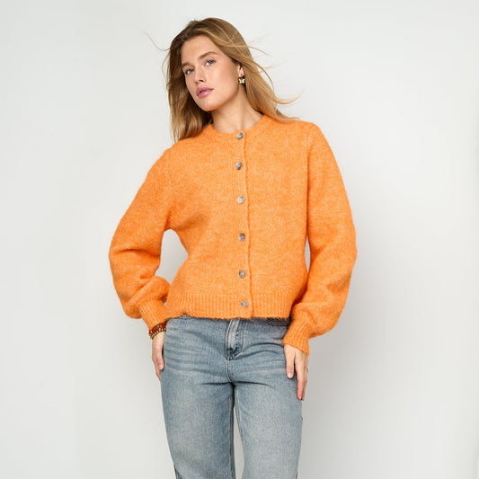 ESSENTIAL BUTTON CARDIGAN