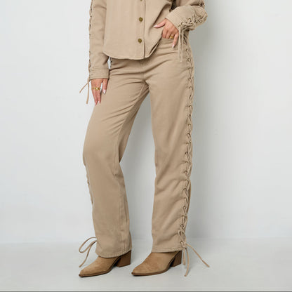BRAIDED JEANS