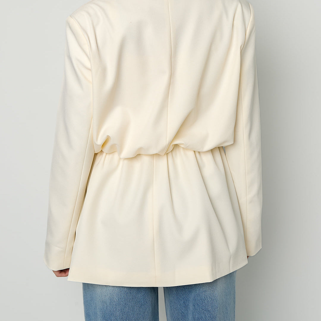 TAILORED BLAZER - CRÈME
